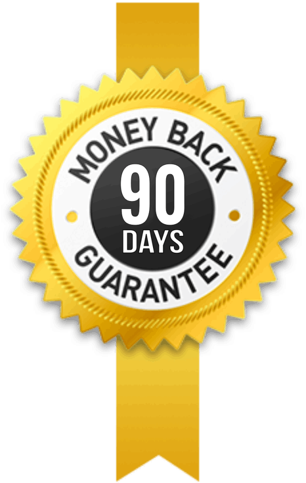 CogniCare Pro 90-day money-back guarantee badge